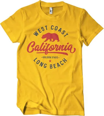 Produktbild von West Coast California T-Shirt - Large - Gold