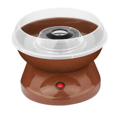 Imagen del producto de Máquina de algodón de azúcar de colores para niños AIORBER – Fácil de usar, varios colores, para uso doméstico, 25*25*18 cm, color marrón