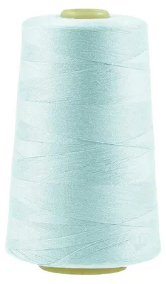 4572m  Polyester Overlock Garn weißblau