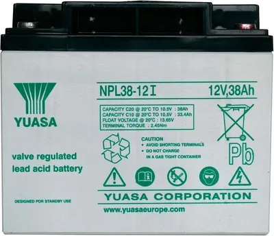 Zdjęcie produktu dla Yuasa Blei-Akku NPL 38