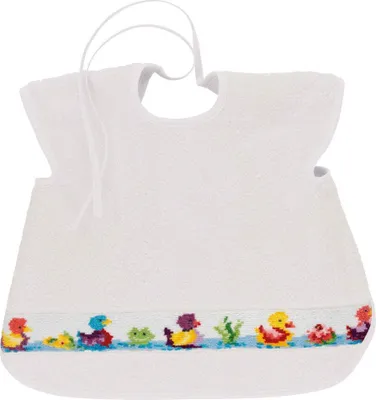 Produktbild von Feiler GmbH Esskittel Babylatz - Entchen weiß - 00260504