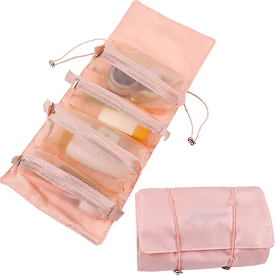 Produktbild von Multifunktionale Kosmetiktasche - Damen - Rosa - 4-in-1