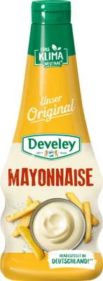 Produktbild von Develey Mayonnaise unser Original 1er Pack (1x500ml Flasche) + usy Block
