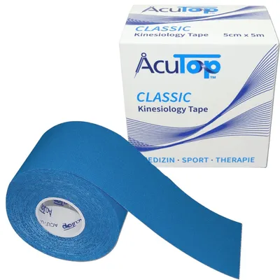 Produktbild von AcuTop® Classic Kinesiology Tape 5 cm x 5 m : Dunkelblau Produktfarbe: Dunkelblau