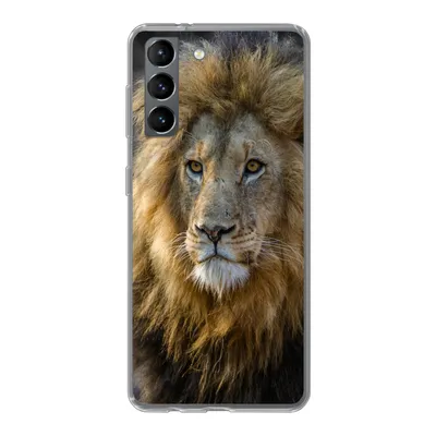 Produktbild von MuchoWow® Handyhülle Schutzhülle Hülle für Samsung Galaxy S21 Löwe - Porträt - Wild Silikon Softcase Handy Hülle - Softcase