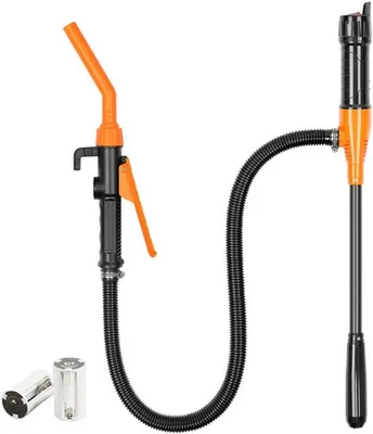 Produktbild von Benzinpomp mit Schnellstop-Mundstück, für Benzin, Diesel, Heizöl, Wasser und Aquariumwasser mit Kraftstoff.