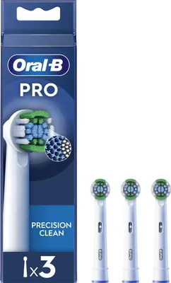 Obrázek produktu pro Oral-B Pro Precision Clean, 3 kusů, Bílá, Oral-B, Oral-B 3D/2D, Blistr