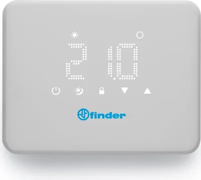 Image de Finder 1T.91.9.003.0000 Thermostat d'ambiance pour montage apparent Programme journalier 5 à 37 °C (1T.91.9.003.0000)