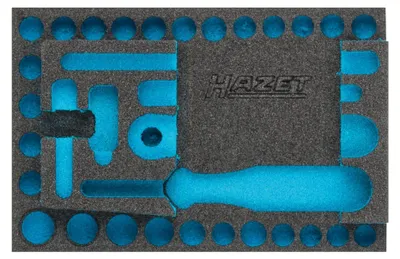 Produktbild von HAZET 2-Komponenten Weichschaumeinlage 163-339L, Länge 172 mm