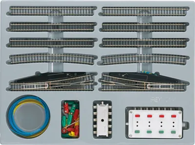 Image de Märklin Voie 08191 Z Coffret d'extension E avec aiguillages électriques (08191)