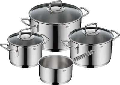 Productafbeelding van SILIT Extra Cook kookgerei-set* 4-delig, roestvrij staal