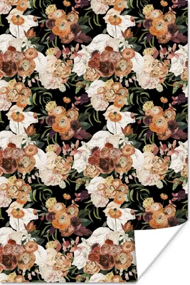 Produktbild von MuchoWow® Poster Blumen - Pflanzen - Farbe 40x60 cm - Plakate für die Wand - Poster Babyzimmer