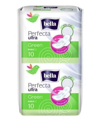 Zdjęcie produktu dla Bella Perfecta, Ultra Green, Podpaski ze skrzydekami, 20 sztuk