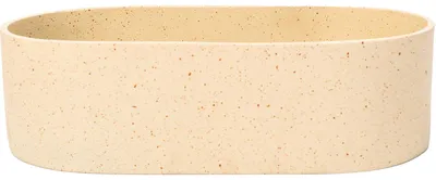 Immagine prodotto di Vaso da fiori SOLENA in fibra di vetro, color beige Arban, 35x20x10 cm