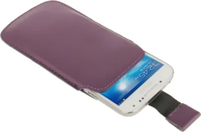 Productafbeelding van Telefoonschaal, tasje, schuifhoes, donker paars
