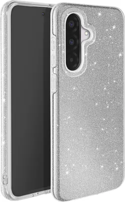 Produktbild von Avizar, Glitzerhülle für Samsung Galaxy A36 Stoßfest Funkelnd, Silber
