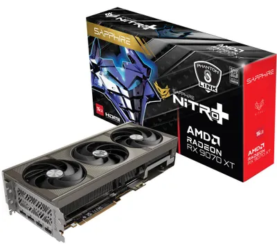 Productafbeelding van SAPPHIRE NITRO+ AMD RADEON RX 9070 XT Gaming OC 16GB, uitgerust met PhantomLink