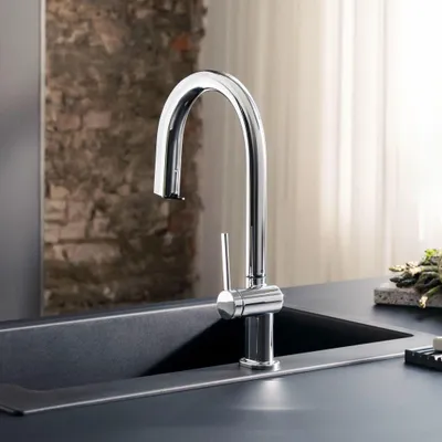 Image de Hansgrohe Aqittura M91, système de filtration, douchette extractible, 1 jet, finition chrome