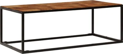Produktbild von vidaXL Couchtisch 110x60x40 cm Massivholz Akazie und Stahl
