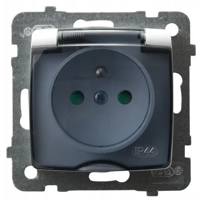 Obrázok produktu pre Ospel GPH-1SZP/m/00/d, Biela, IP44, 16 A, 71 mm, 42 mm, 71 mm