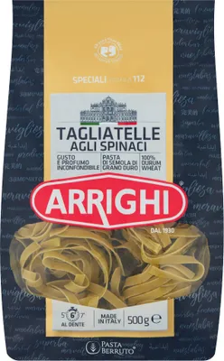 Produktbild von Arrighi Nudeln Tagliatelle Agli Spinaci 500 G