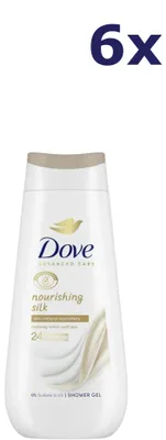Produktbild von 6x Dove Douchegel - 225ml - nourishing silk