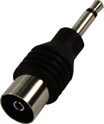 Produktbild von S/CONN maximum connectivity Adapter, Klinkenstecker Mono 3,5mm auf Koaxkupplung (57100-)