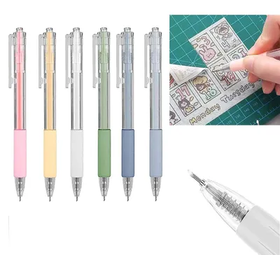 6 Präzisionsmesser für Basteln, Papier, Kunst, Schneidewerkzeug