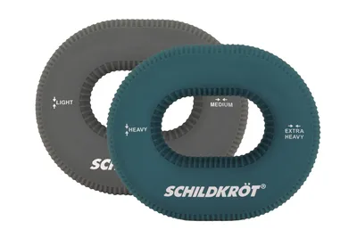 Image de SCHILDKRÖT 960115 SCHILDKRÖT Ergo Handtrainer, set de 2, bleu / gris