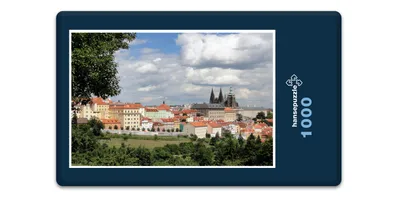 Zdjęcie produktu dla hansepuzzle 18653 – Puzzle z motywem Pragi, 1000 elementów, motyw „Miejsca”, 60,0 x 46,0 cm, w zestawie z wysokiej jakości pudełkiem do przechowywania, kartonowym pudełkiem oraz torebką z zamknięciem