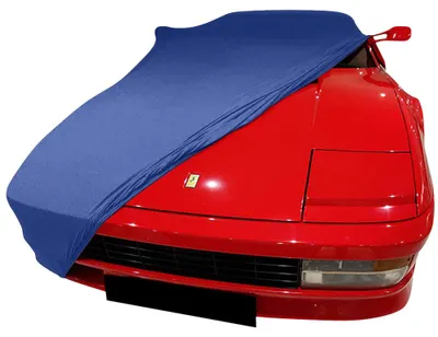 Image de Housse de voiture intérieure adaptée à Ferrari F512 M Bleu NEU Bâche de