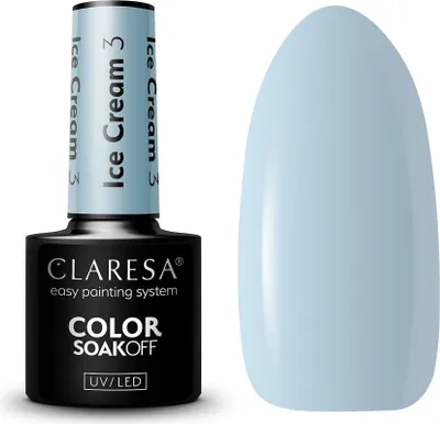 Produktbild von Claresa UV/LED Gellack Ice Cream 5g – Hochwertiger Hybrid-Nagellack für Profis