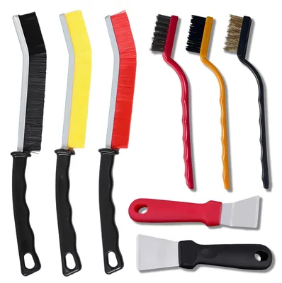 Fugenreinigungsbürsten-Set, 5-teilig, für schmale Räume, Küche, Bad