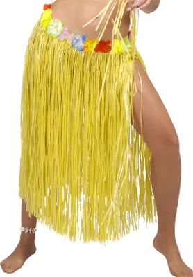 Produktbild von Hawaii Rock mit Blumen für Damen gelb ca. 55 cm