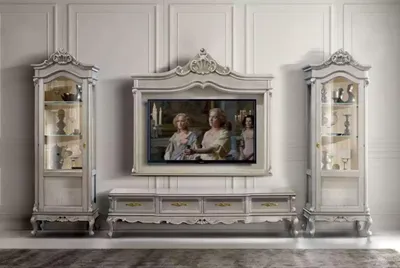 Produktbild von Gruppe RTV Lowboard TV Ständer Grau Wohnzimmer Set 4tlg Wohnwand Neu