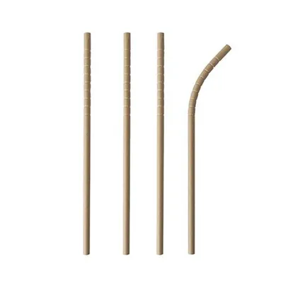 Produktbild von Papstar Papierstrohhalme, flexibel "pure" Ø 6 mm · 20 cm braun 10 x 100 Stück