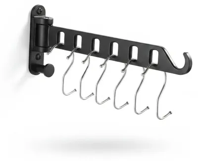 Produktbild von InAndOutdoorMatch - Wandkledingrek - 180° drehbar - Aluminium, KI-generiertes Bild