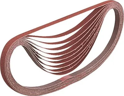 Image de Bandes abrasives 30x533 mm rouge pour bois et métal grain 80 (5 pcs) - MAKITA P-36697