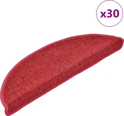 Produktbild von Stufenmatten 30 Stk. 56x17x3 cm Rot Halbrund