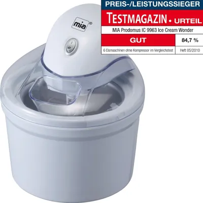 Produktbild von Mia IC 9963 Eismaschine weiß