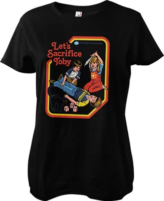 Productafbeelding van Let's Sacrifice - T-shirt voor dames - Maat L - Zwart
