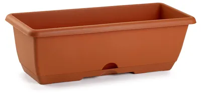Produktbild von Pflanzgefas - Terrakotta - rechteckig - 50 x 20 x 17 cm