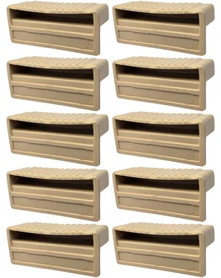Immagine prodotto di cyclingcolors, 10 supporti in ottone per doghe, modello Monolatte, dimensioni 63 x 8 mm, in plastica, per reti a doghe in legno
