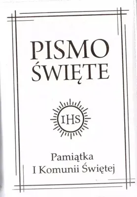 Zdjęcie produktu dla Pismo Święte w etui białe - I Komunia Św.