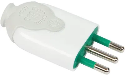 Immagine prodotto di FANTON 85010, Tipo L, Verde, Bianco, 2P+T, 10 A