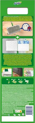 Image de Kit de démarrage Swiffer pour nettoyage des sols avec 8+3 recharges