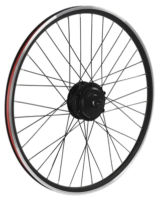 Zdjęcie produktu dla Zestaw do przeróbki roweru na rower elektryczny, silnik bezszczotkowy, wysoki moment obrotowy, przód