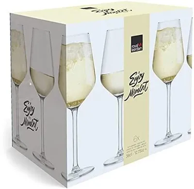 Immagine prodotto di Set di 6 bicchieri da vino Royal Leerdam - 38 cl - Bicchieri da vino