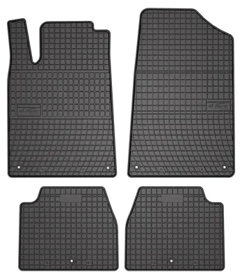 Produktbild von Gummi-Fußmatten für Peugeot 607 1999-2010 (Limousine) – 4-tlg, Schwarz, passgenau