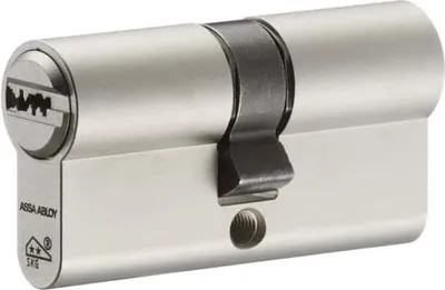 Image de Cylindre Assa Abloy Cy110 Sécurité Double Entrée Nickelée - Assa Abloy